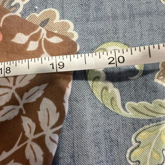 Merona Floral Print Bird Print Fit & Flare Sleeveless Dress Size 14 Casual - Picture 7 of 8